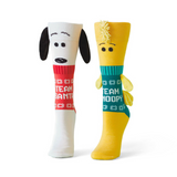 Peanuts® Snoopy and Woodstock in Christmas Sweaters Mismatched Novelty Socks