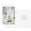 Hallmark Snowy Pine Tree Blessings Everywhere Boxed Christmas Cards, Pack of 16