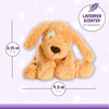 Puppy Love Microwavable and Coolable Warm Pals Stuffed Animal Plush with Lavender Scent