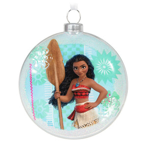 Hallmark Disney Moana of Motunui Glass Ornament