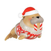 Hallmark Mini Festive Flippered Friend Ornament, 0.85"