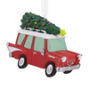 Red Car With Tree Hallmark Ornament