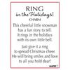 Ring in the Holidays Snowman Bell Token Charm