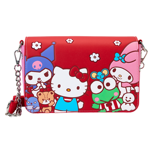 Loungefly Sanrio Hello Kitty, Friends, and Pets Colorblock Crossbody Bag