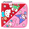 Loungefly Sanrio Hello Kitty, Friends, and Pets Colorblock Zip Around Wallet