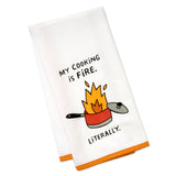 Hallmark My Cooking Is Fire Funny Tea Towel, 18x26