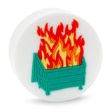 Hallmark Charmers Dumpster Fire Funny Silicone Charm, 1.75" H