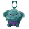 Squishmallow JT the Dark Teal Bigfoot with Purple Belly 3.5" Clip Stuffed Plush by Jazwares