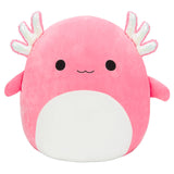 Squishmallow Archie the Pink Axolotl with Fuzzy Belly 5" Stuffed Plush by Jazwares