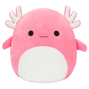 Squishmallow Archie the Pink Axolotl with Fuzzy Belly 5" Stuffed Plush by Jazwares