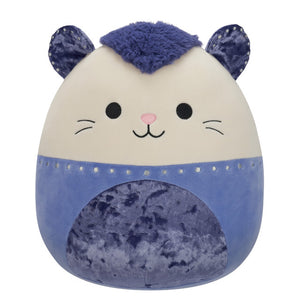 Squishmallow Blanche the Cream and Purple Tonal Possum with Purple Velvet Accents 5" Stuffed Plush by Jazwares