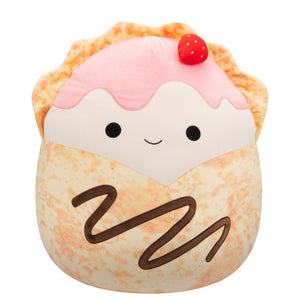 Squishmallow Gasten the Strawberry Crepe with Chocolate Drizzle 5" Stuffed Plush by Jazwares