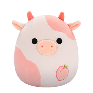 Squishmallow Lilaz the Peach Cow 8" Stuffed Plush by Jazwares