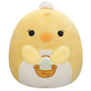 Easter Squishmallow Aimee the Yellow Chick Holding Basket 8" Stuffed Plush by Jazwares