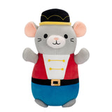 Christmas Squishmallow HugMees Murray the Grey Mouse in Nutcracker Outfit 10" Stuffed Plush by Jazwares