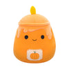 Harvest Squishmallow Misha the Pumpkin Candle with Flame 8" Stuffed Plush by Jazwares