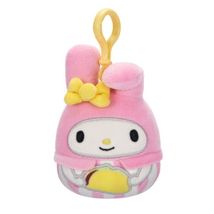 Sanrio Foodtruck Treats Squishmallow My Melody Holding Taco 3.5" Clip Stuffed Plush by Jazwares