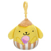 Sanrio Foodtruck Treats Squishmallow Pompompurin Holding Ice Cream 3.5" Clip Stuffed Plush by Jazwares