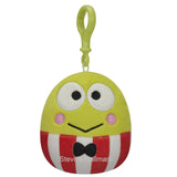 Sanrio Squishmallow Keroppi in Red Striped Suit 3.5" Clip Stuffed Plush by Kelly Toy Jazwares