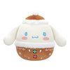 Sanrio Christmas Squishmallow Cinnamoroll Gingerbread 8" Stuffed Plush by Jazwares