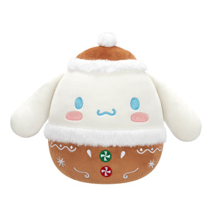 Sanrio Christmas Squishmallow Cinnamoroll Gingerbread 8" Stuffed Plush by Jazwares