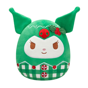 Sanrio Christmas Squishmallow Kuromi Festive Green 8" Stuffed Plush by Jazwares