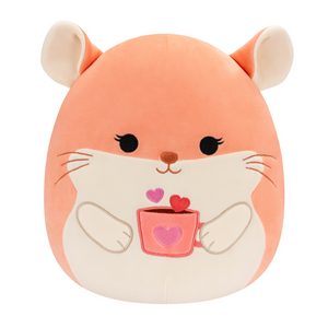 Squishmallow Erica the Peach Chinchilla Holding Heart Mug 5" Stuffed Plush by Jazwares