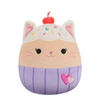 Squishmallow Miriam the Vanilla Cupcake Cat with Hearts 5" Stuffed Plush by Jazwares