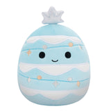 Christmas Squishmallow Keiko the Light Blue Tree with Snow Trims 5" Stuffed Plush by Jazwares