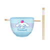 Sanrio Cinnamoroll with Strawberry 20 Oz. Ceramic Ramen Bowl with Chopsticks