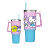 Sanrio Over the Rainbow with Line Up Ombre 40 Oz. Stainless Steel Tumbler with Handle