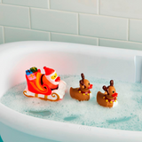 Santa & His Reinducks Bath Toy Set