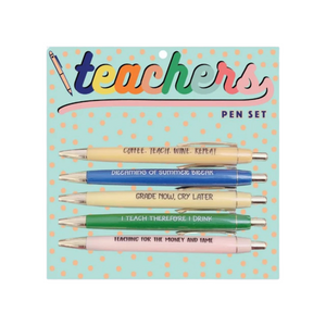 Set of 5 Teachers Pens