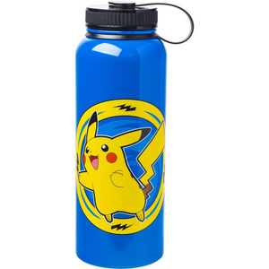 Pokemon Pikachu 42 Oz. Stainless Steel Water Bottle W Twist Lid