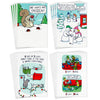 Hallmark Snow Fun Assorted Funny Boxed Christmas Cards, Pack of 16