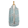 Soft Daisy Heated Scarf (Light Turquoise)