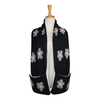 Soft Daisy Heated Scarf (Black)