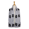 Soft Daisy Heated Scarf (Grey)