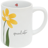 Special Sister with Yellow Flower and Ladybug 17 Oz. Mug