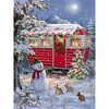 Springbok Snowy Retreat 1000-Piece Christmas Puzzle