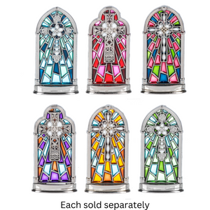 Stain Glass Church Window Ornament