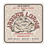 Star Wars Jabba’s Loans 20” X 20” Tin Sign