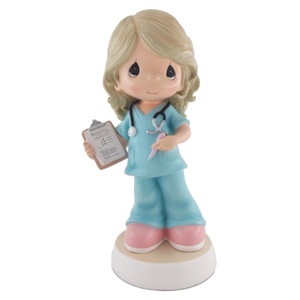 Superhero in Scrubs Healthcare Worker Figurine