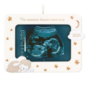 Hallmark Sweetest Dream Come True 2025 Photo Frame Porcelain Ornament