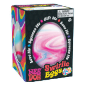 Swirlie Marble Eggs Nee Doh Soft and Squeezable