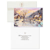 Hallmark Thomas Kinkade Winter Evening Boxed Christmas Cards, Pack of 16