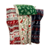 Red Cardinal Holiday Flannel Throw 50"x60"