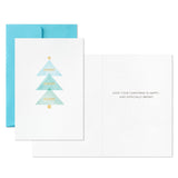 Hallmark Christmas Tree Triad Packaged Christmas Cards, Set of 5