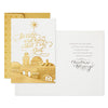 Hallmark Town of Bethlehem Religious Boxed Christmas Cards, Pack of 16