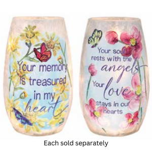 Treasured Memories Medium Lighted Vase